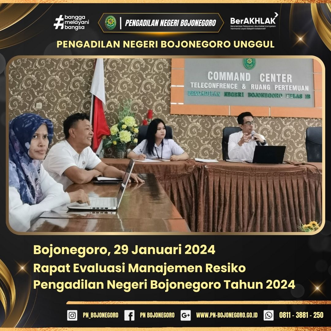  1 AGENDA RAPAT EVALUASI MANAJEMEN RESIKO 