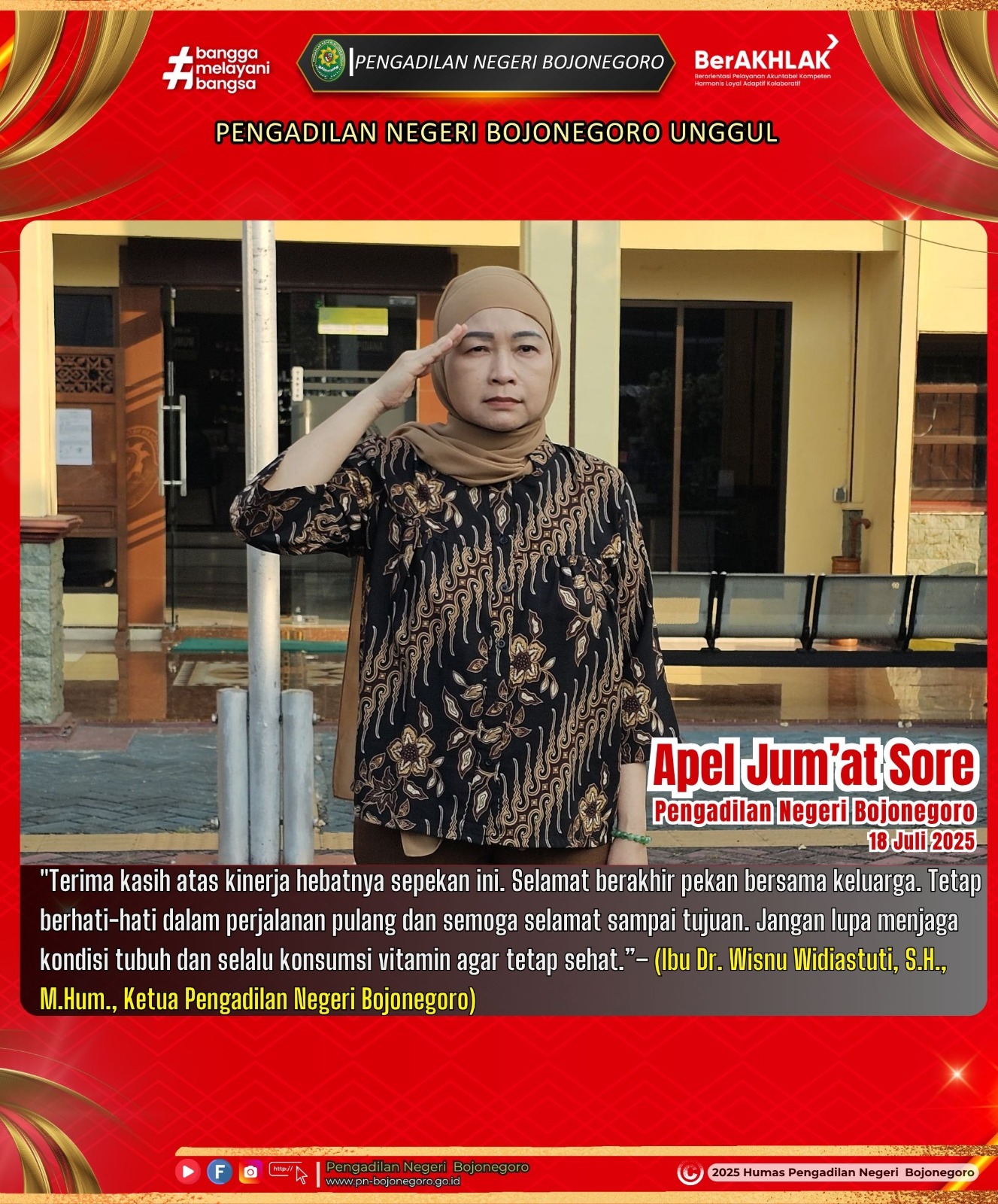 APEL JUMAT SORE 18 JULI 2025