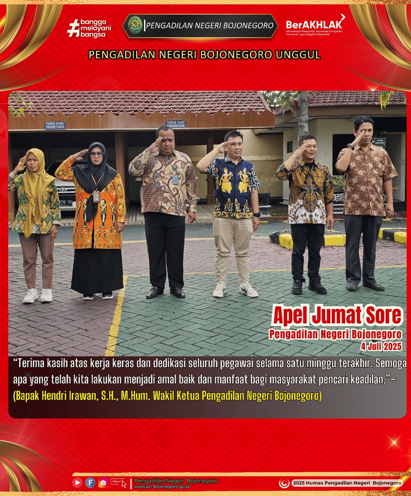 APEL JUMAT SORE 4 JULI 2025