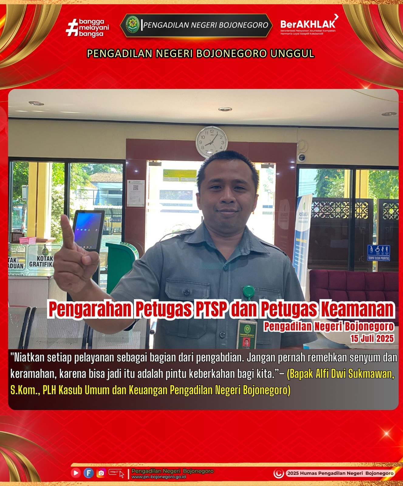 PENGARAHAN PTSP 15 JULI 2025