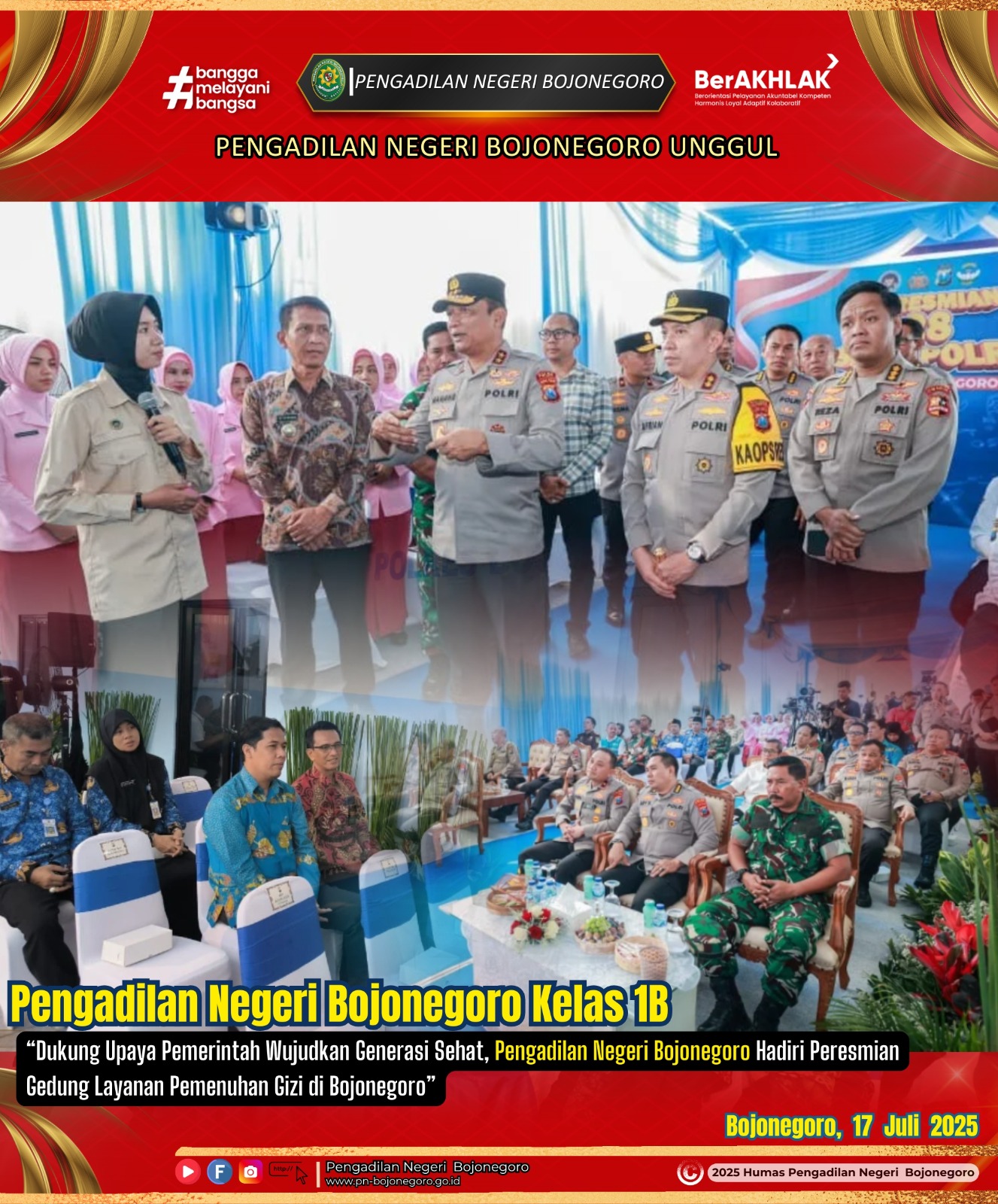 PERESMIAN GEDUNG GIZI