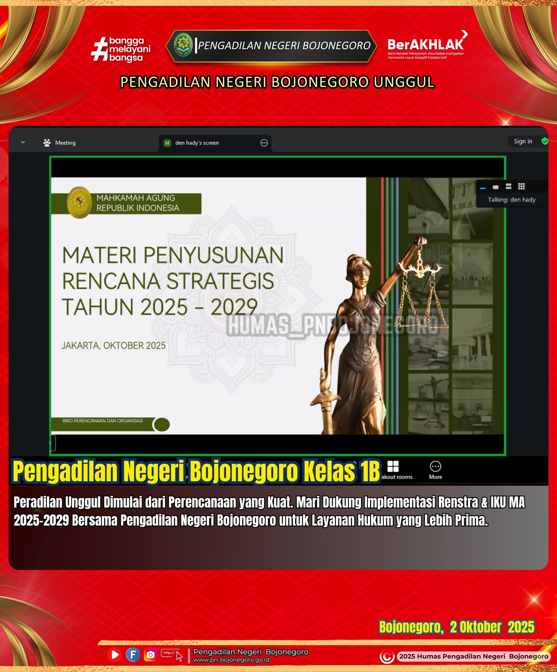 Sosialisasi Renstra  IKU MA 20252029